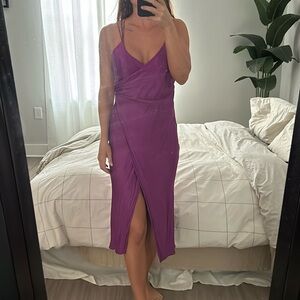 Zara bias cut midi dress